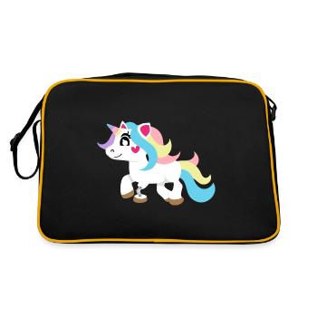 Artificial Leg Design for Prosthetic Leg - Retro Bag - black/gold - Back
