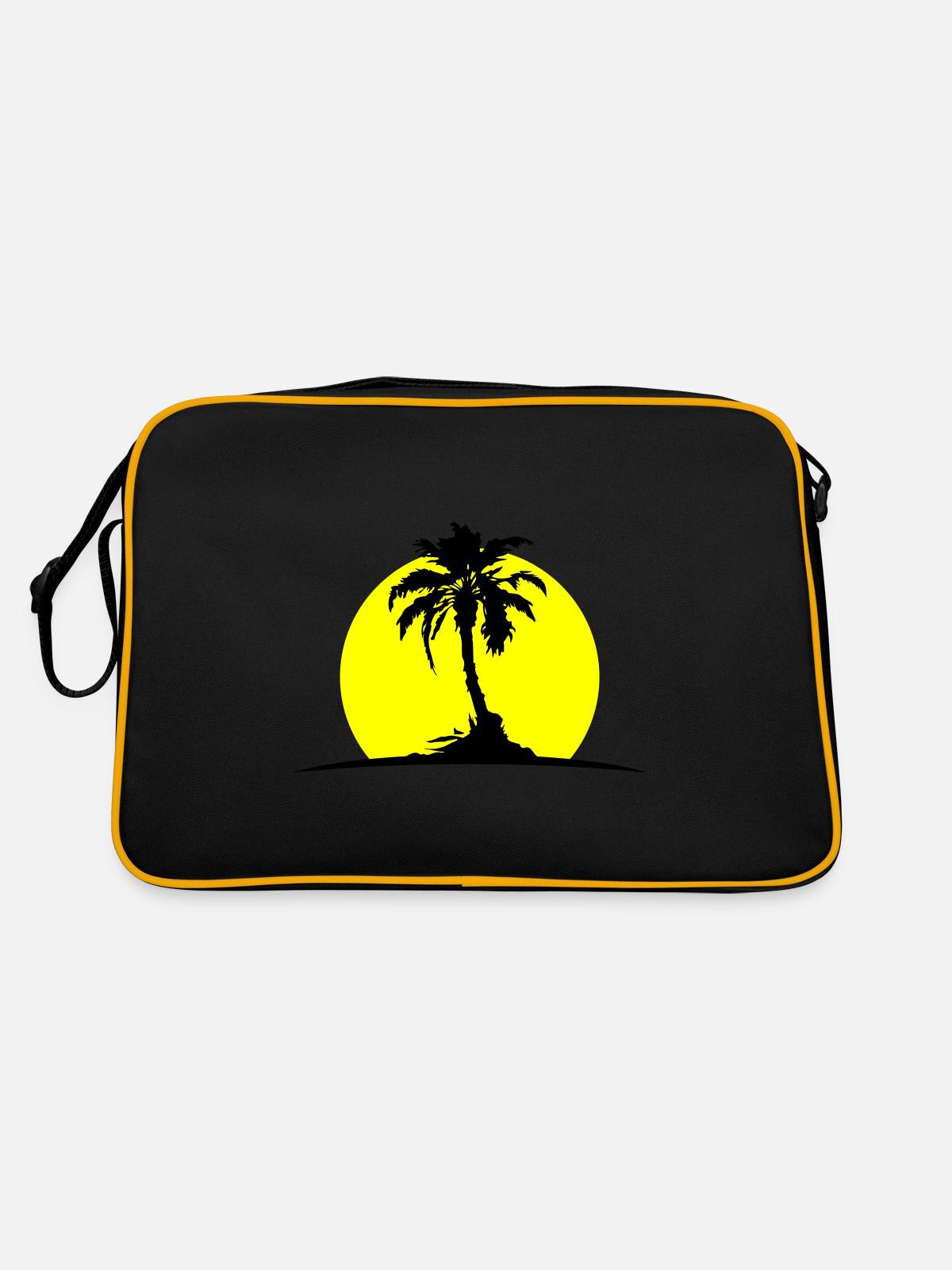 Soleil de Palm Island - Sac Retro - noir/or - Dos
