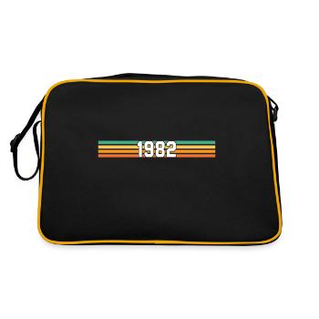 Retro 1982 made in 1982 - Sac Retro - noir/or - Dos