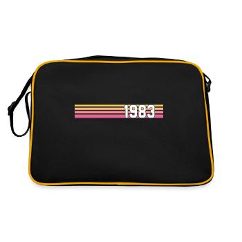 retro 1983 made in 1983 - Retro Bag - black/gold - Back