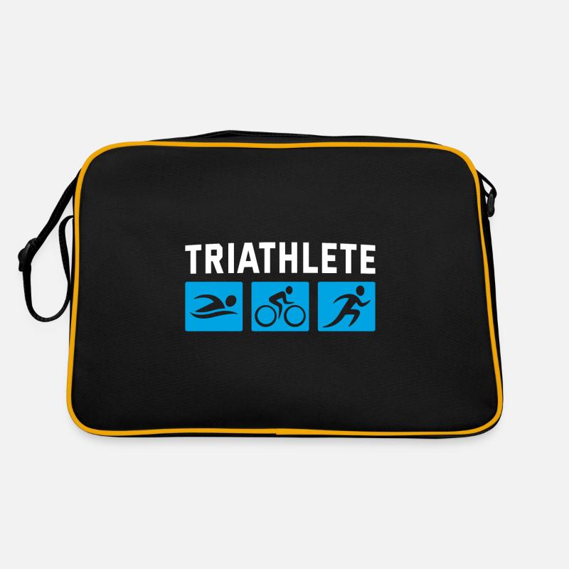 Triathlon Triathlete Retro Tasche