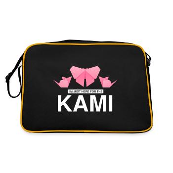 Conception d'origami Kirigami coloré - Sac Retro - noir/or - Dos