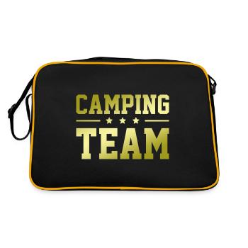 Équipe de camping - Sac Retro - noir/or - Dos