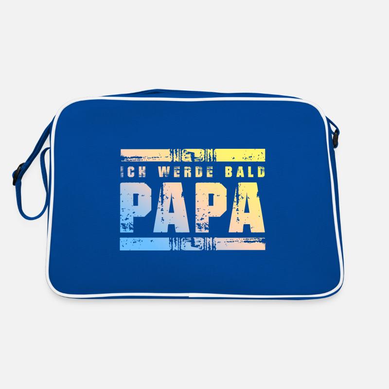 Ich werde Bald Papa Retro Tasche