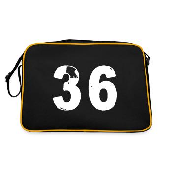 36 Number jersey - Retro Bag - black/gold - Back