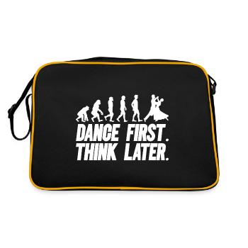 Danse d’abord penser plus tard Ballroom Couple Danse Danse - Sac Retro - noir/or - Dos