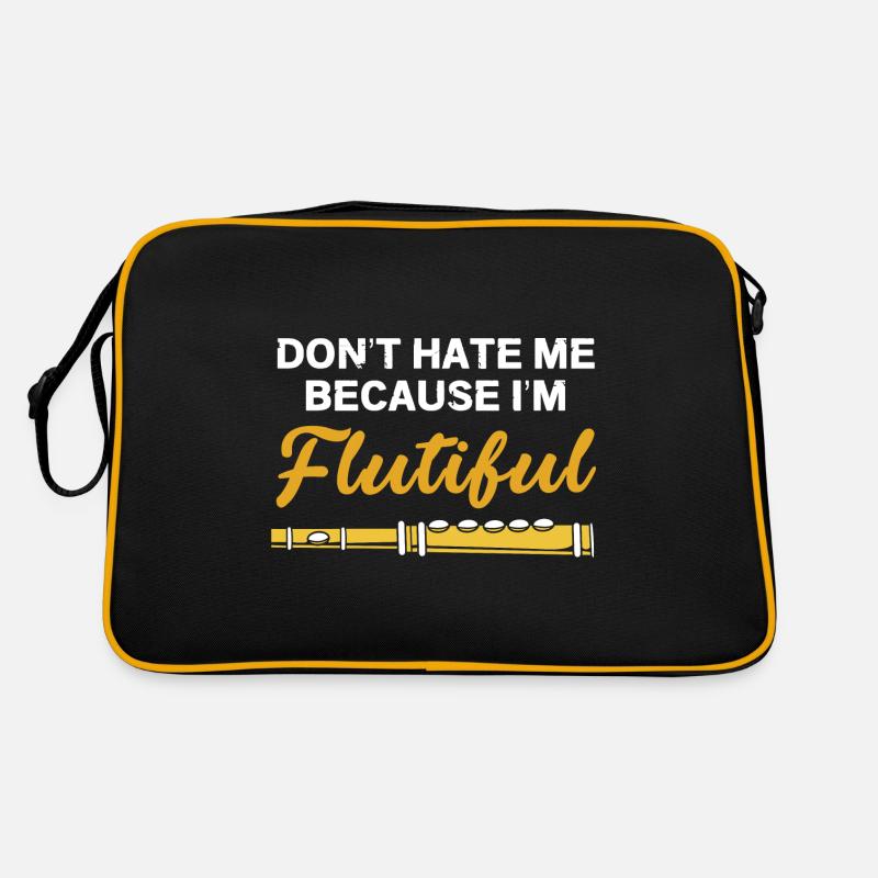 Flöte Retro Tasche