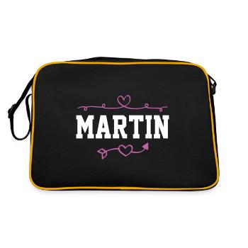 Martin - Sac Retro - noir/or - Dos