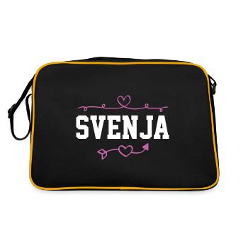Jennifer - Sac Retro - noir/or - Dos