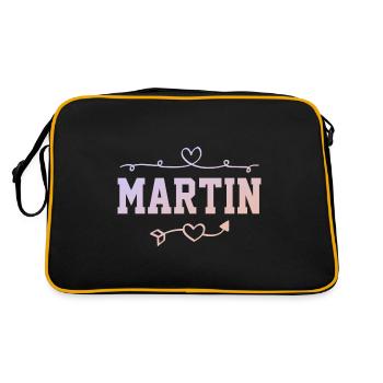 Martin - Sac Retro - noir/or - Dos