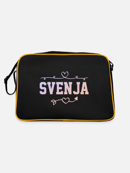 Jennifer - Retro Bag - black/gold - Back