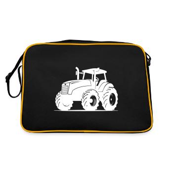Tracteur Farmer Symbole Farmer - Sac Retro - noir/or - Dos