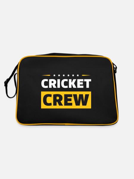 Cricket Crew - Retro Bag - black/gold