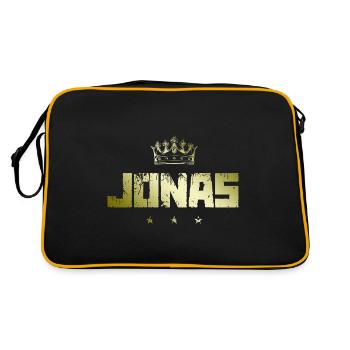 Jonas - Sac Retro - noir/or - Dos