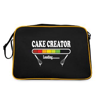 Cuisson du gâteau aux beignets - Sac Retro - noir/or - Dos