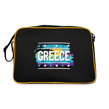 Greece - Retro Bag - black/gold - Back