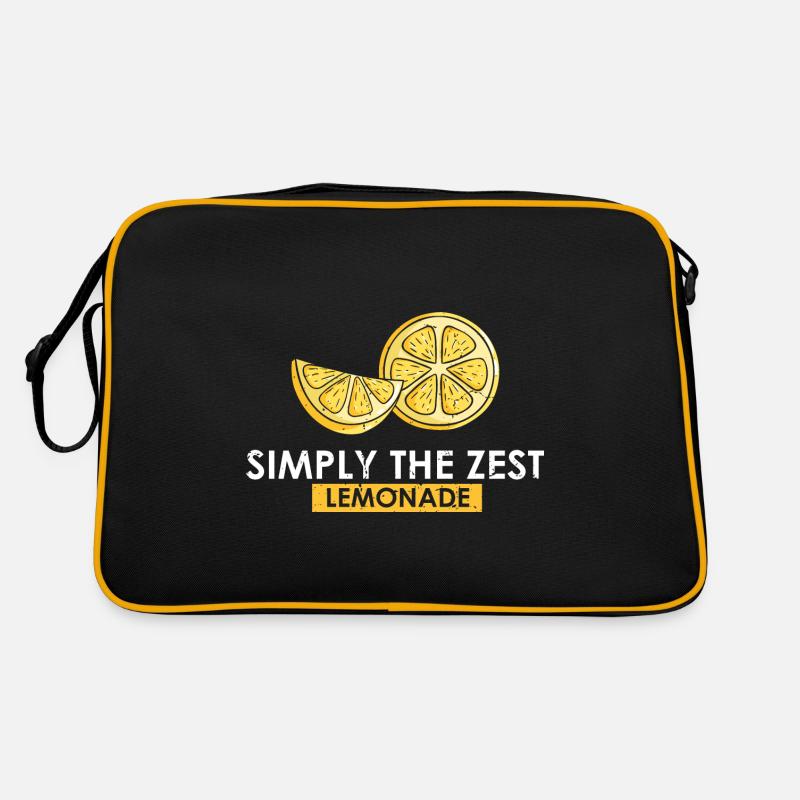 Lemonade Zitrone Limonade Limonaden Stand Design Retro Tasche