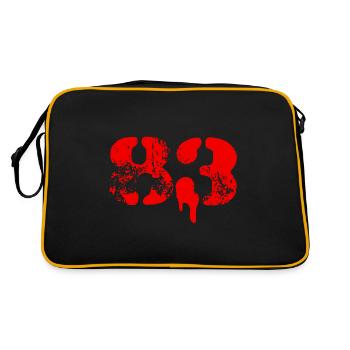 83 Symbole numérique - Sac Retro - noir/or - Dos