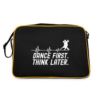 Danse d’abord penser plus tard Ballroom Couple Danse Danse - Sac Retro - noir/or - Dos