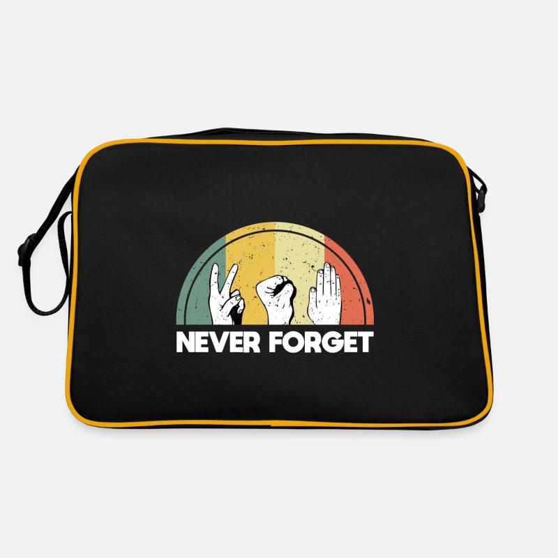Never Forget Retro Vintage Retro Bag