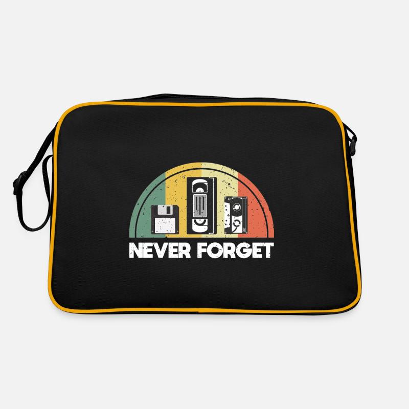 Never Forget Retro Vintage Retro Bag