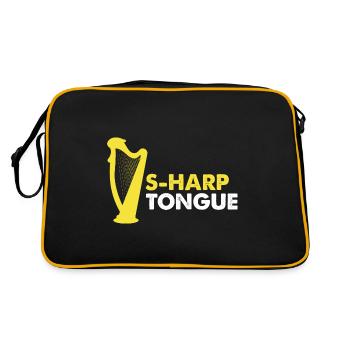 Conceptions de joueurs de harpe pour les conceptions de joueurs de harpe - Sac Retro - noir/or - Dos
