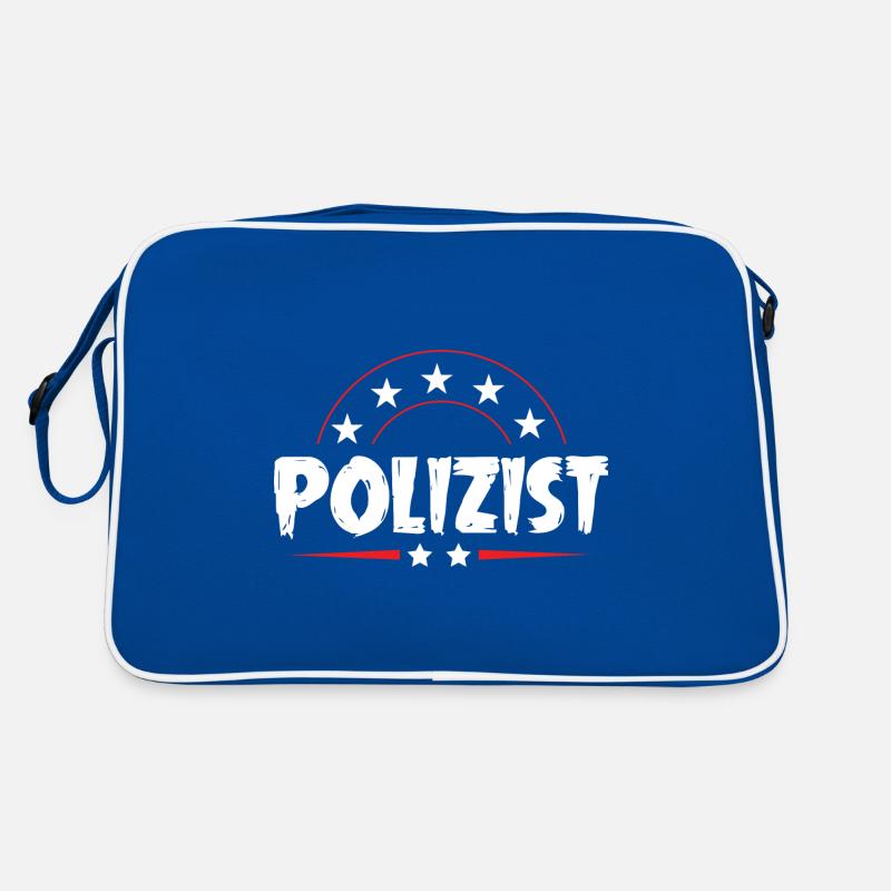 Polizist Beruf Retro Tasche