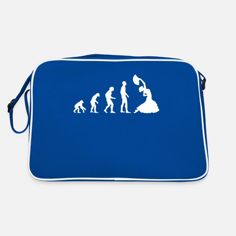 Flamenco Evolution / Danse flamenco / Robe / blanc Sac Retro