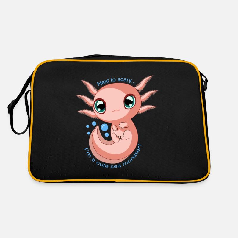 Mignon axolotl bébé Sac Retro