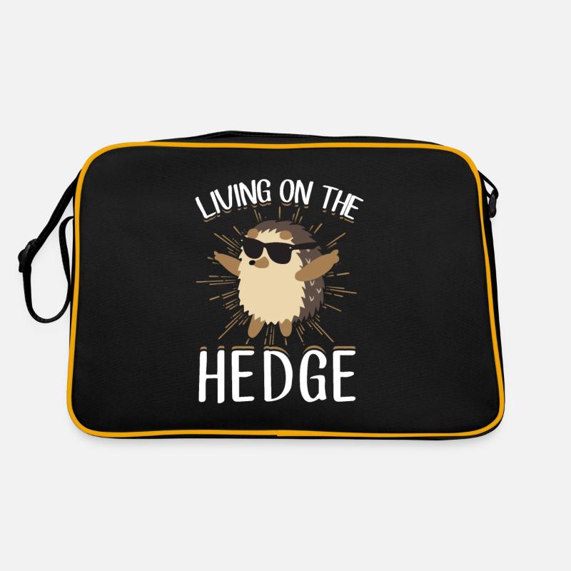 Vivre sur la haie Mignon hérisson Sac Retro