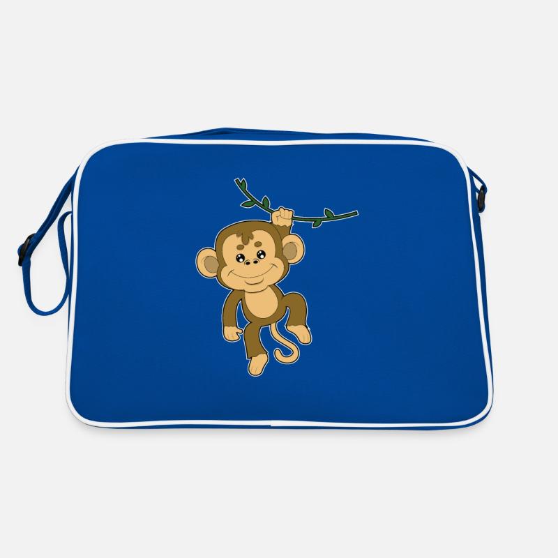 Monkey Monkey Orang Utan Gorilla Chimp Baboon Retro Bag