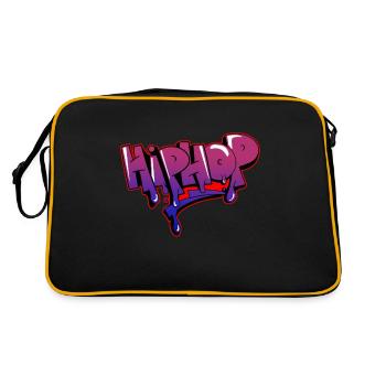 Hip Hop - Retro Bag - black/gold - Back