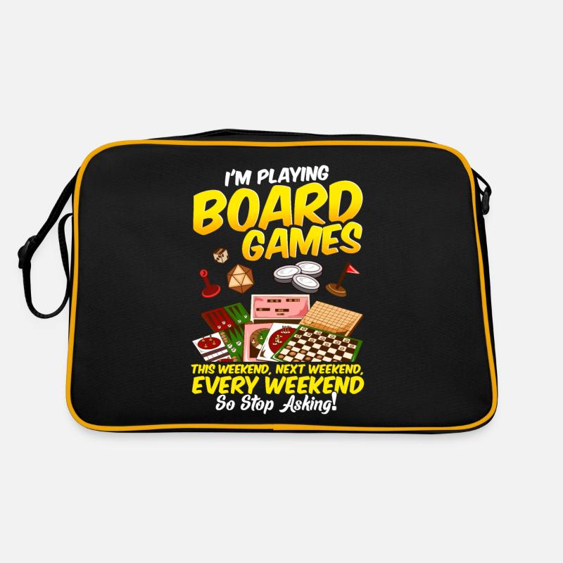 Board games board games game night - Retro Bag - black/gold