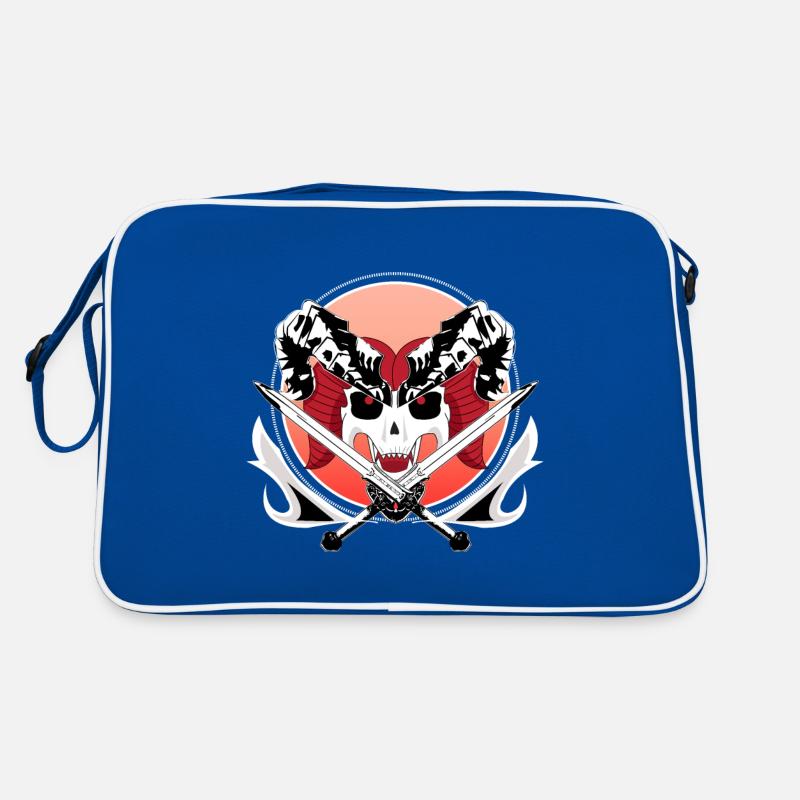 Warrior skull Retro Bag