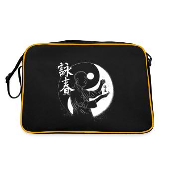 WingTsun Kung Fu - Sac Retro - noir/or - Dos
