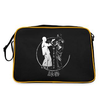 WingTsun Kung Fu - Sac Retro - noir/or - Dos