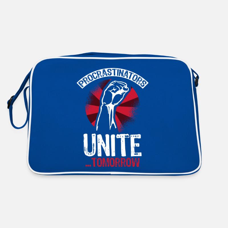 Procrastinators unite tomorrow Retro Tasche