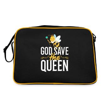 Dieu sauve la reine des abeilles - Sac Retro - noir/or - Dos