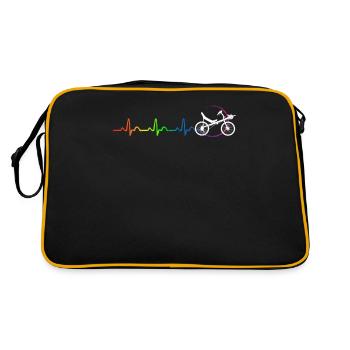 RECUMBENT HOMOSEXUAL - Retro Bag - black/gold - Back