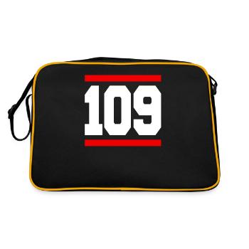 It took me 109 years to look this good - Retro Tasche - Schwarz/Gold - Hinten