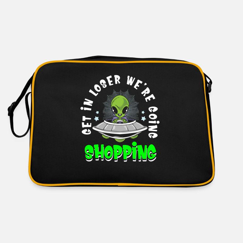 Alien Ufo Alien Aliens Area 51 Retro Bag
