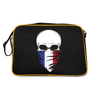 Dia De Los Muertos - France Skull - Sac Retro - noir/or - Dos