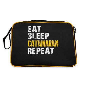 Catamaran - Sac Retro - noir/or - Dos