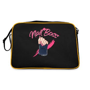 Nail Boss - nail design - Retro Bag - black/gold - Back