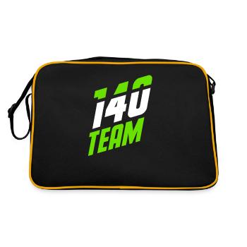 140 TEAM one hundred forty - Retro Bag - black/gold - Back