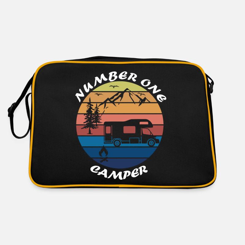 Camping Hobby Camping Motorhome Caravan Gift Retro Bag