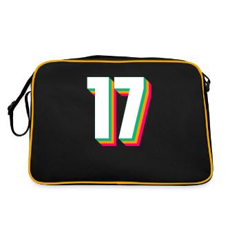 17 - Retro Bag - black/gold - Back