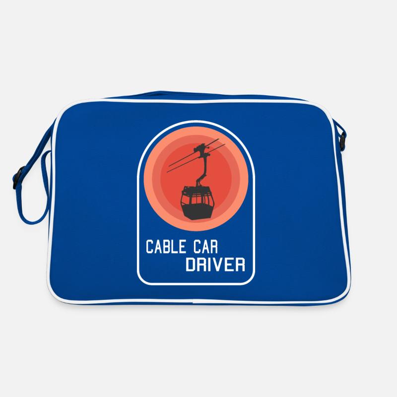 Distressed Cable Car Present Idea Retro Bag