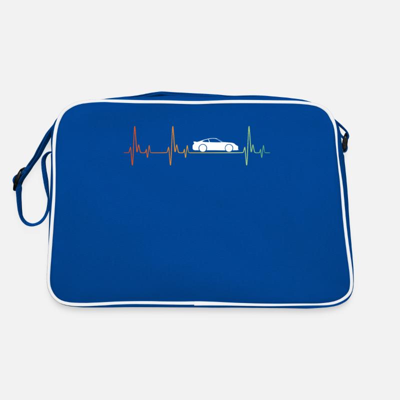Distressed Automobile Heartbeat Retro Tasche