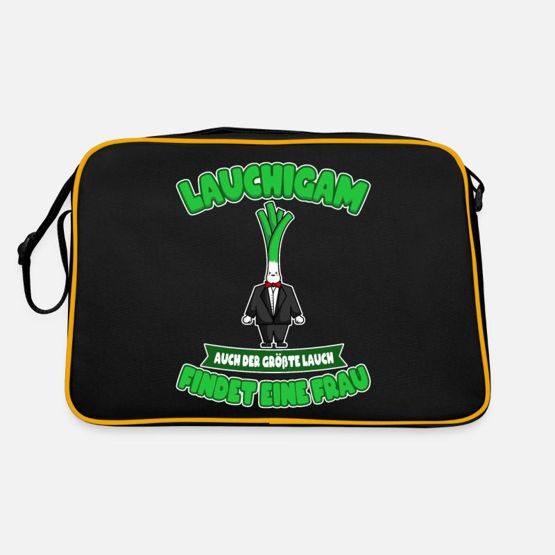 JGA Lauchigam Bräutigam Junggesellenabschied Retro Tasche